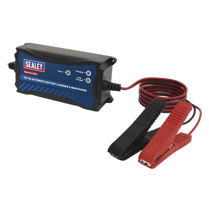 Sealey 12V 4A Automatic Battery Charger & Maintainer SBC4