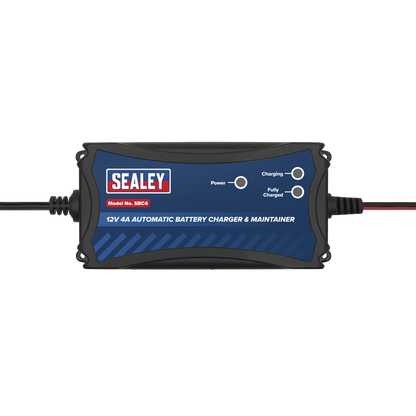 Sealey 12V 4A Automatic Battery Charger & Maintainer SBC4