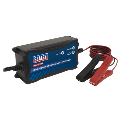 Sealey 12V 6A Automatic Battery Charger & Maintainer SBC6