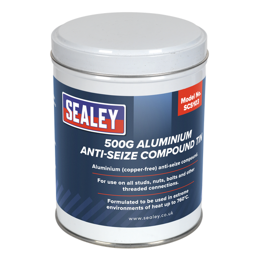 Sealey 500g Aluminium Anti-Seize Compound Tin SCS103