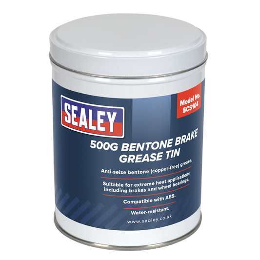 Sealey 500g Bentone Brake Grease Tin SCS104