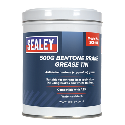 Sealey 500g Bentone Brake Grease Tin SCS104