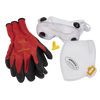 Sealey Flexi Grip Gloves, FFP2 Mask, Goggles & Ear Plugs SEP3