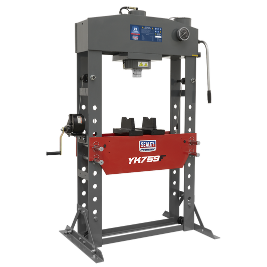 Sealey 75tonne Floor Type Hydraulic Press YK759F